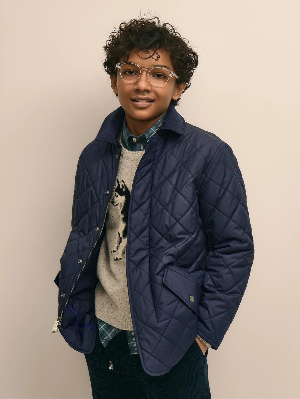 Brooks Brothers Quilted Navy Jacket - Classic Lightweight Coat